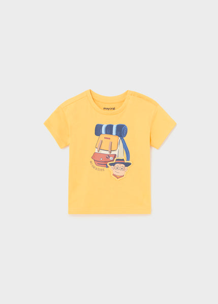 Mayoral Baby Boys Yellow T-Shirt 1020 010