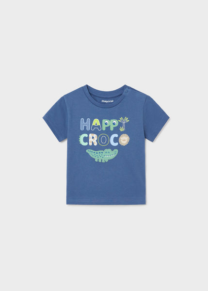 Mayoral Baby Boys Indigo Crocodile T-Shirt 1023 024