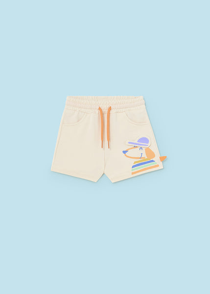 Mayoral Baby Boys Beige Jersey Shorts 1240 031