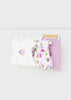 Mayoral Baby Girls Lilac Floral Leggings Set 1.791 011
