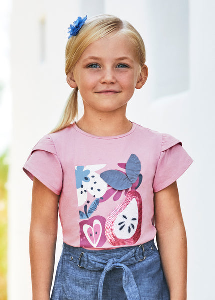 Mayoral Girls Lilac T-Shirt 3.091 056