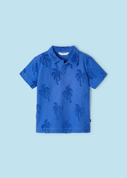 Mayoral Boys Blue Polo T-Shirt  