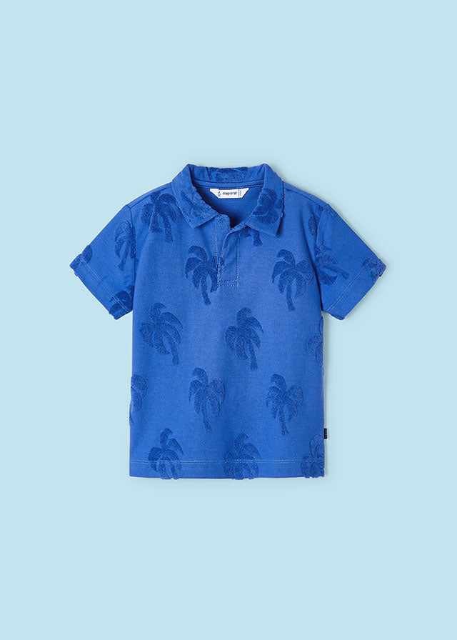 Mayoral Boys Blue Polo T-Shirt  