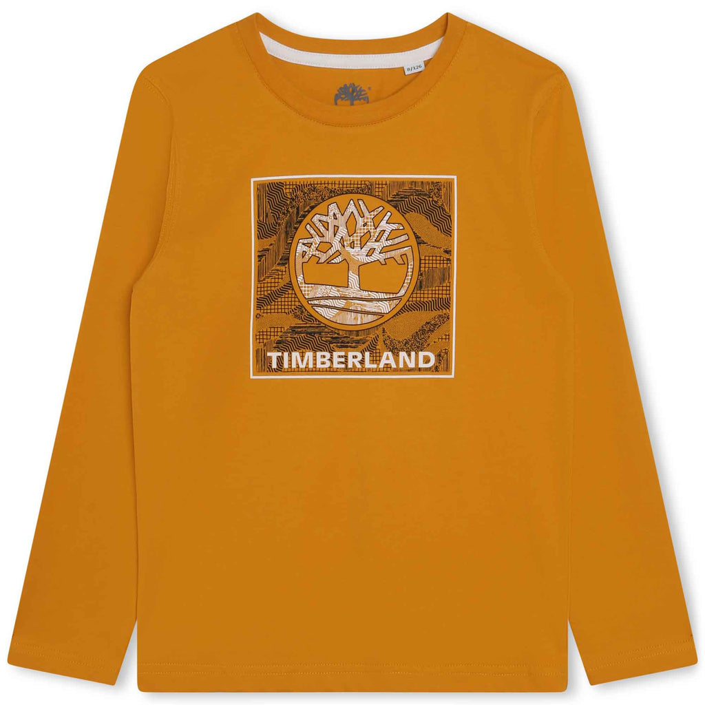 Timberland Boys Mustard Long Sleeved Top 