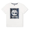 Timberland Boys White Short Sleeve T-Shirt T60097 10P