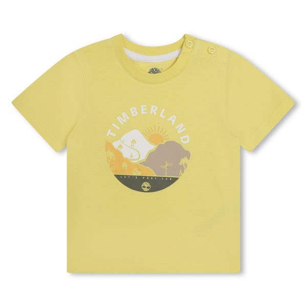 Timberland Baby Boys Yellow Short Sleeve T-Shirt T60102 518