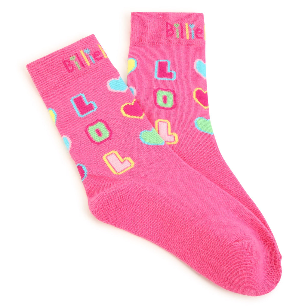 Billieblush Pink Cotton Socks