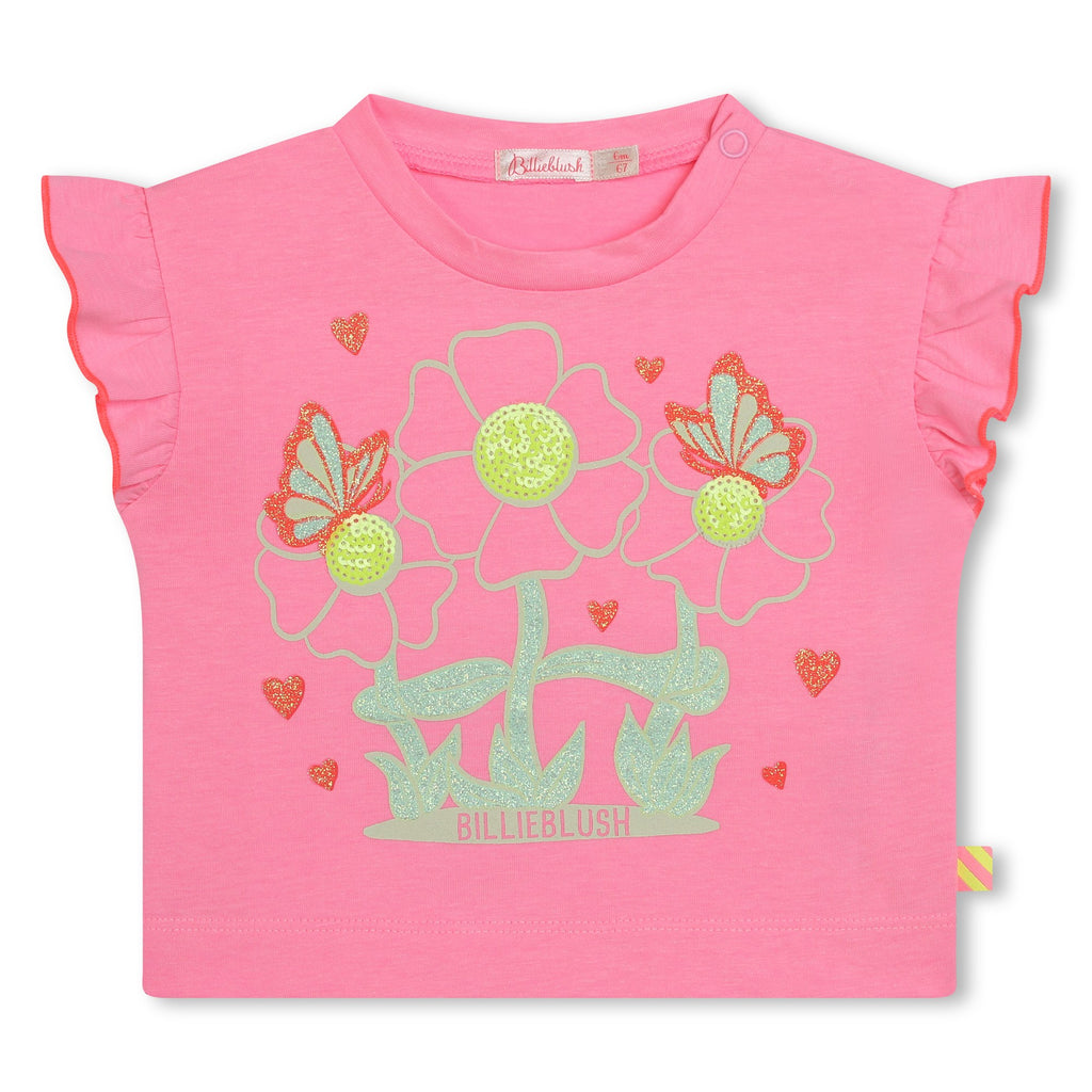 Billieblush Baby Girls Pink Short Sleeve T-Shirt
