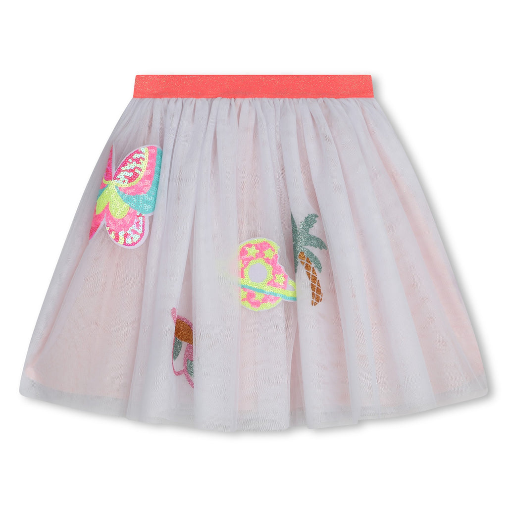 Billieblush Girls Sequin Applique Tutu Skirt U20136 10P