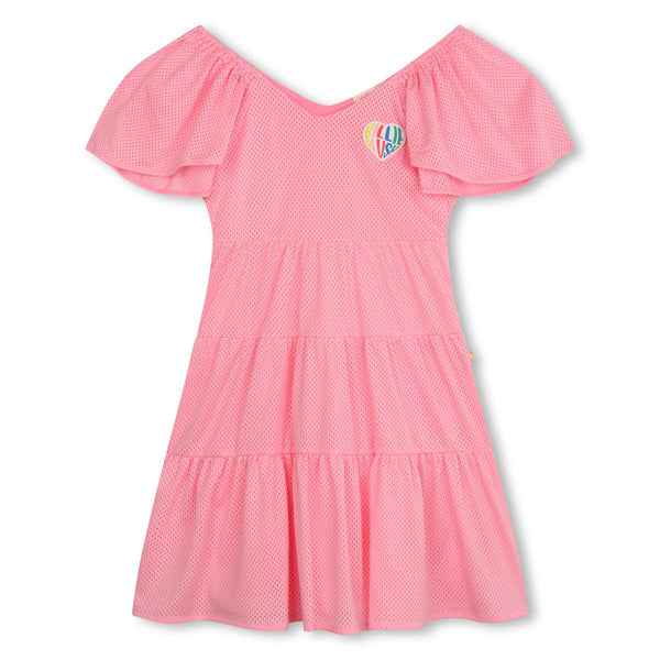 Billieblush Girls Pink Short Sleeved Dress U20189 462