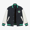 Tommy Hilfiger Boys Navy And Green Varsity Jacket