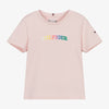 Tommy Hilfiger Girls Pink Logo T-Shirt