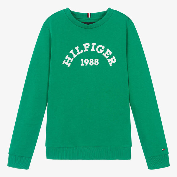 Tommy Hilfiger Boys Green Sweatshirt